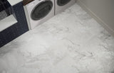 Style Selections (Sample) Arcadia Water Resistant Marble Look Interlocking Vinyl Tile