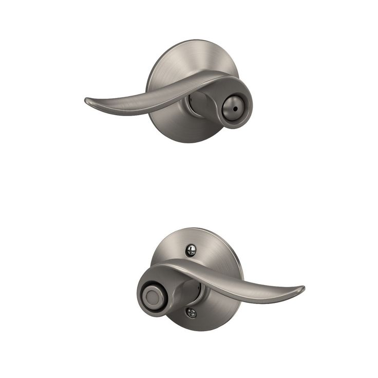 Sacramento Satin Nickel Privacy Door Lever