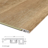 CALI Legends Laguna Sand Vinyl Accessories Threshold Laguna Sand 0.47-in T x 1.73-in W x 72.83-in L Vinyl Threshold