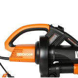 Worx 210 MPH 350 CFM Electric 12 Amp Leaf Blower/Mulcher/Vac with Metal Impeller - Super Arbor