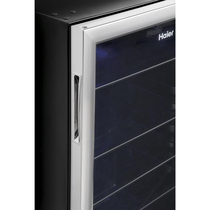 Haier 150-Can Capacity (4.36-cu ft) Residential Stainless Steel Freestanding Beverage Center