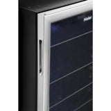 Haier 150-Can Capacity (4.36-cu ft) Residential Stainless Steel Freestanding Beverage Center