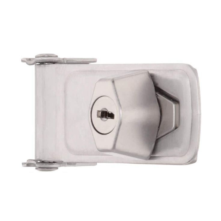 Everbilt 3-1/2 in. Stainless Steel Keylock Hasp