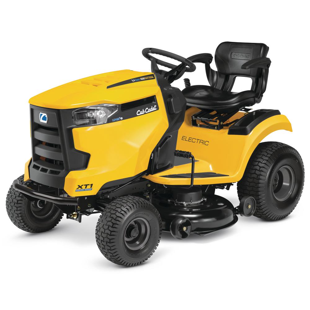 Cub Cadet XT1 Enduro LT 42 in. 56-Volt 60 Ah Battery Lithium-Ion Electric Front Engine Riding Lawn Tractor - Super Arbor