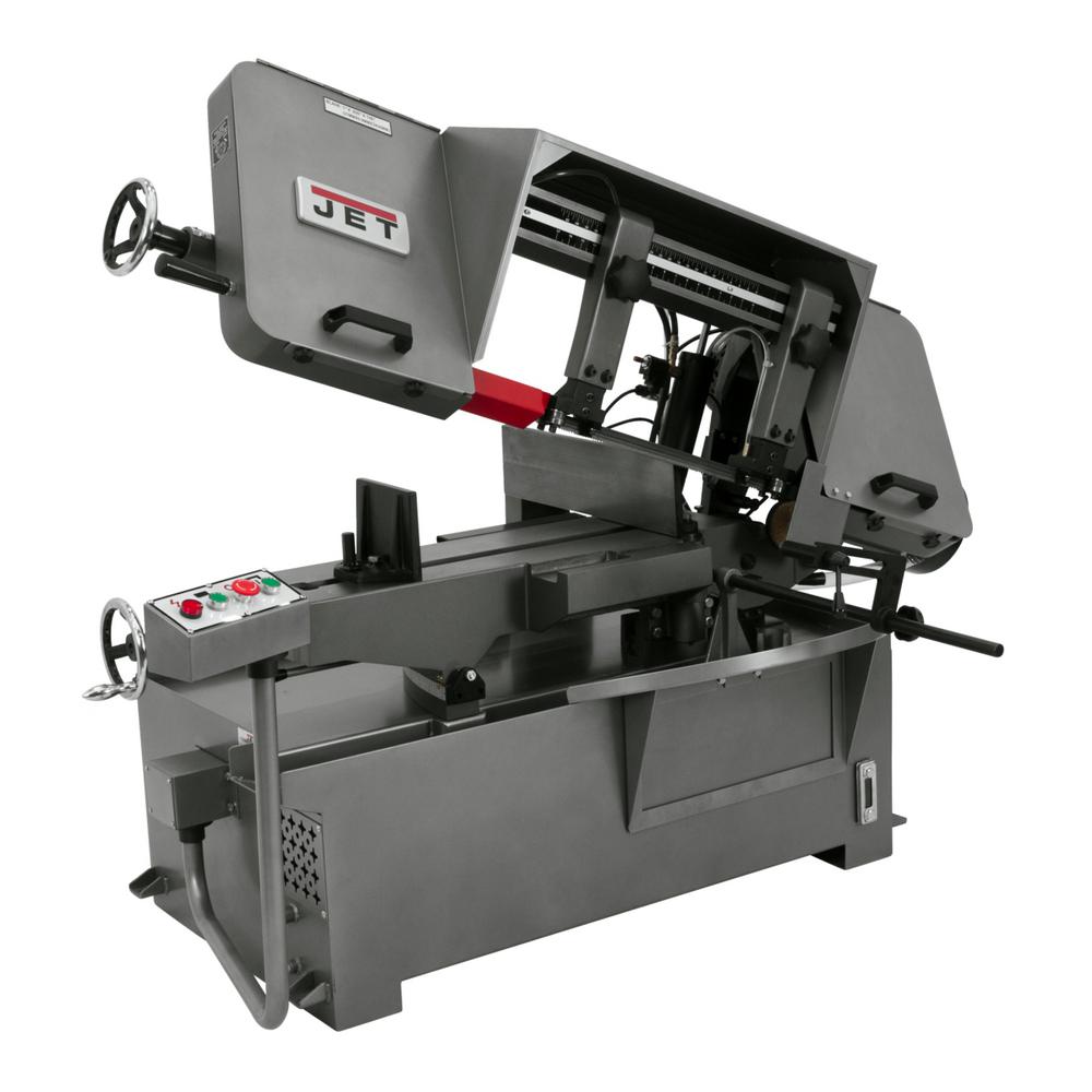10 in. x 16 in. 1-1/2 HP, 230-Volt/460-Volt Metalworking Horizontal Mitering Bandsaw 3Ph - Super Arbor