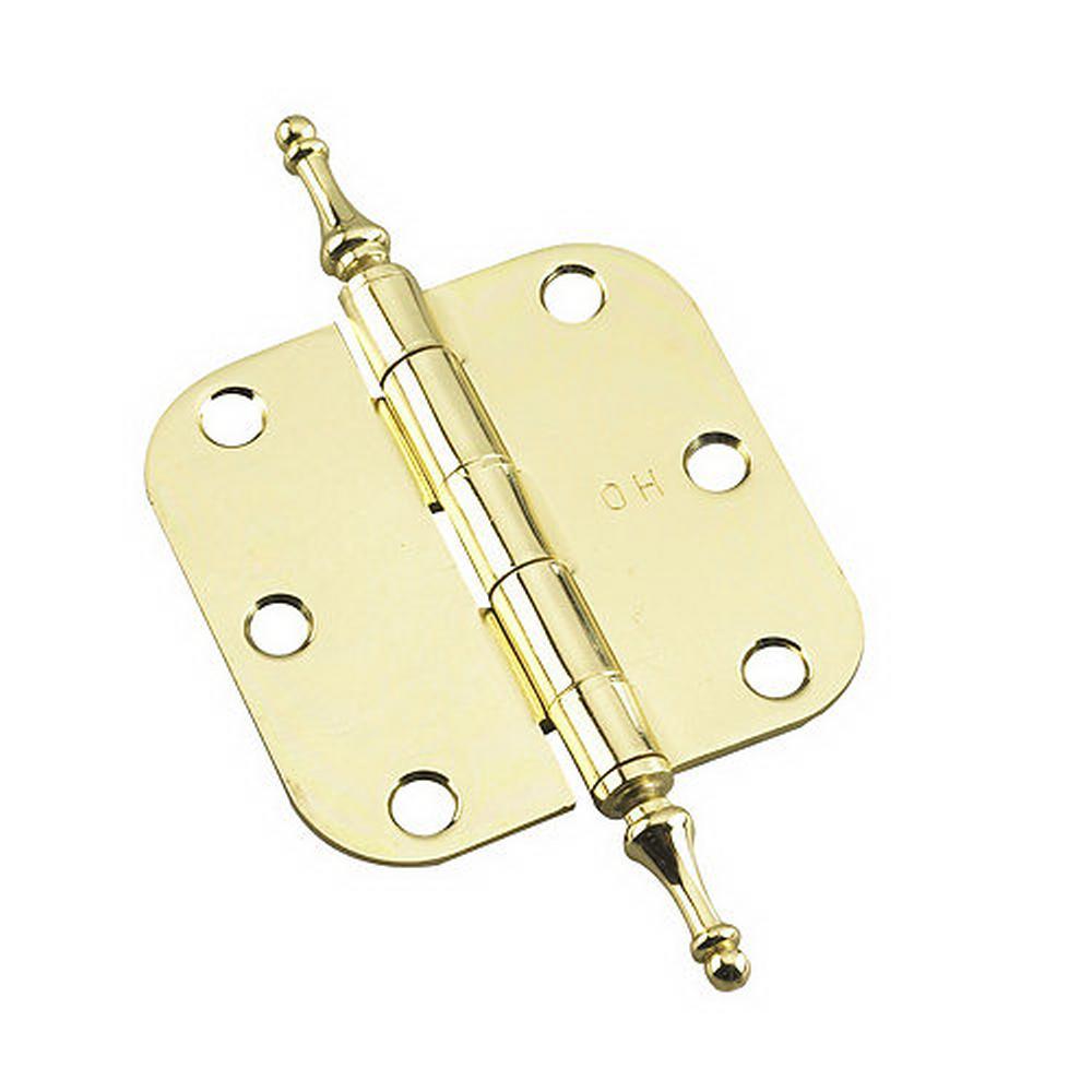 Full Mortise Inset Brushed Nickel Hinge (1-Pair) - Super Arbor