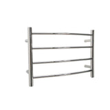 Glow 4-Bar Electric Towel Warmer in Brushed Nickel - Super Arbor