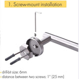 24 in. Wall Mount Towel Bar in Stainless Steel Polished Chrome - Super Arbor