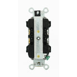 20 Amp Industrial Grade Heavy Duty Self Grounding Duplex Outlet, Gray - Super Arbor