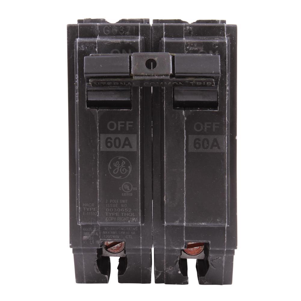 Q-Line 60 Amp 2 in. Double-Pole Circuit Breaker - Super Arbor
