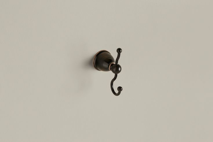 Moen Caldwell Double Hook Mediterranean Bronze Towel Hook