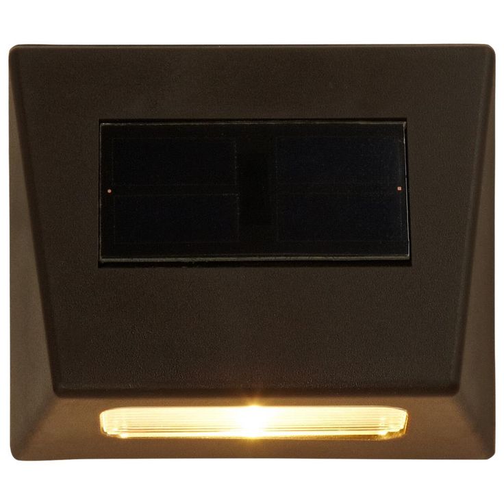 Solar Bronze Integrated LED Downcast Deck Light (4-Pack)