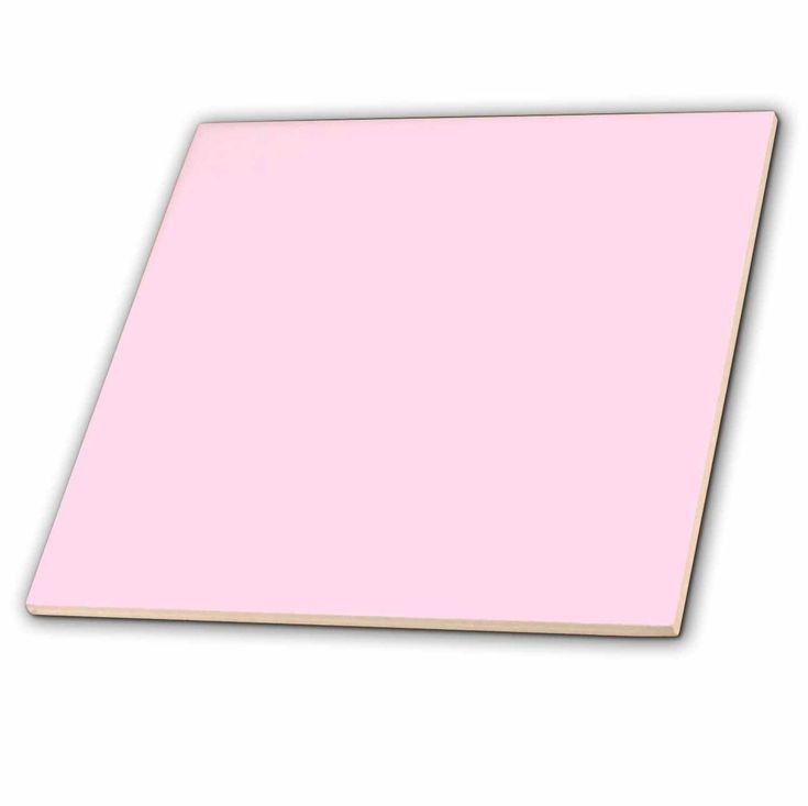 3dRose Pale Pink - Ceramic Tile, 6-inch
