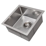 ZLINE 15 in. Boreal Undermount Single Bowl Bar Sink in DuraSnow®Stainless Steel