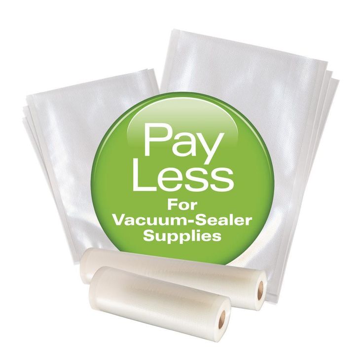NutriFresh Clear Vacuum Sealer Bag Rolls 7-Roll Multi-Pack