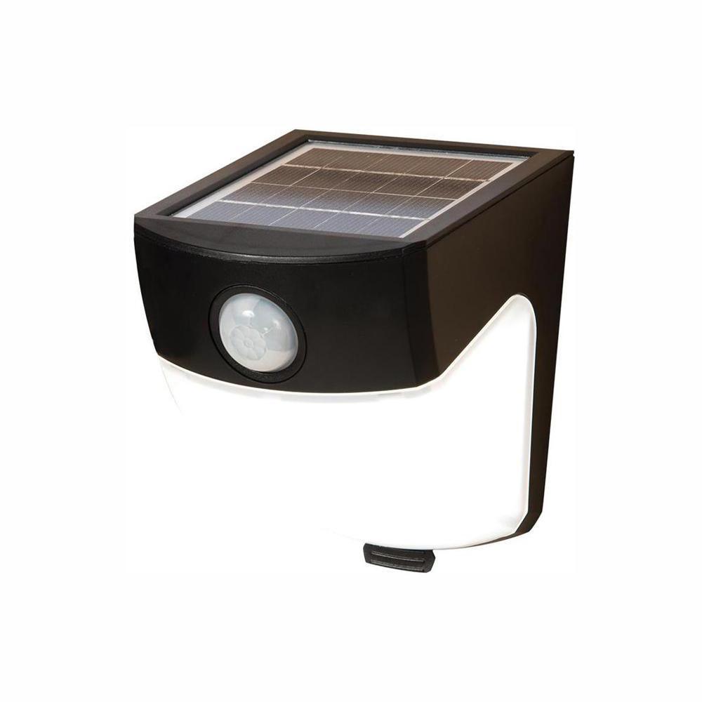 120-Degree White Motion Activated Sensor Outdoor Solar Powered Wedge Security Light - Super Arbor