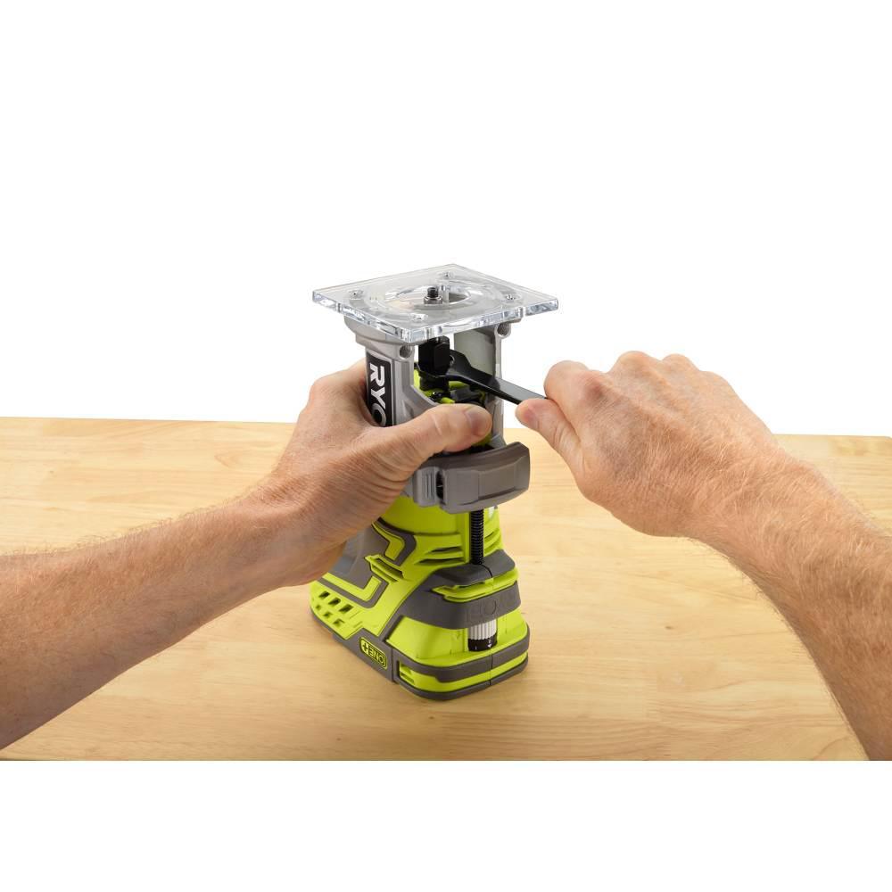 18-Volt ONE+ Lithium-Ion Cordless Fixed Base Trim Router w/Tool Free Depth Adjustment and Orbital Jig Saw (Tools Only) - Super Arbor