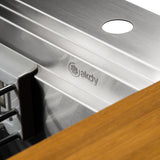 Handcrafted All-in-One Drop-In 32 in. x 22 in. x 9 in. Single Bowl Kitchen Sink in Stainless Steel with Accessories