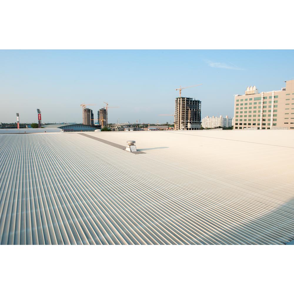 TekTop 5 Gal. Tan 100% Silicone High Solids Roof Coating - Super Arbor