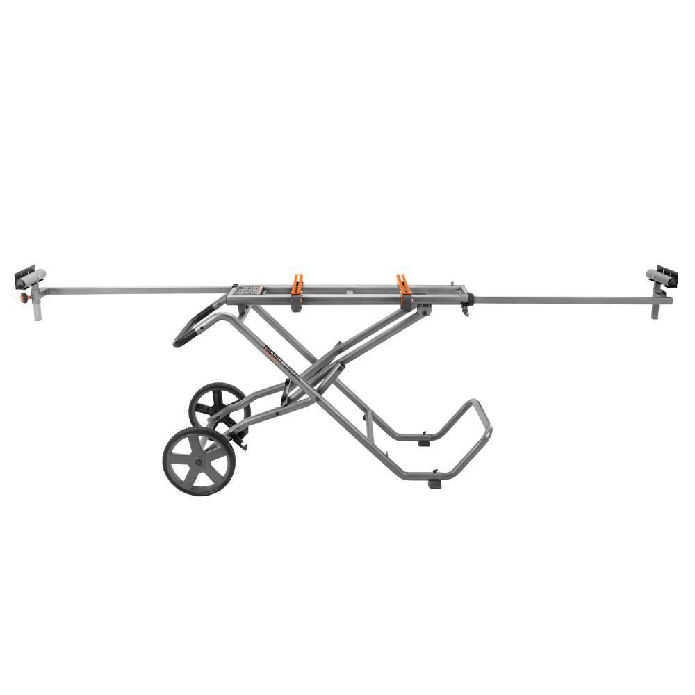 Universal Mobile Miter Saw Stand with Mounting Braces - Super Arbor