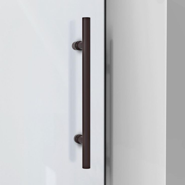 DreamLine Enigma-XO 56-60 in. W x 76 in. H Fully Frameless Sliding Shower Door, Oil Rubbed Bronze