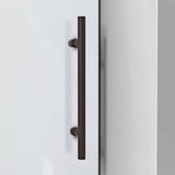 DreamLine Enigma-XO 56-60 in. W x 76 in. H Fully Frameless Sliding Shower Door, Oil Rubbed Bronze