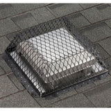 VentGuard 16 in. x 16 in. Roof Wildlife Exclusion Screen in Galvanized Black - Super Arbor