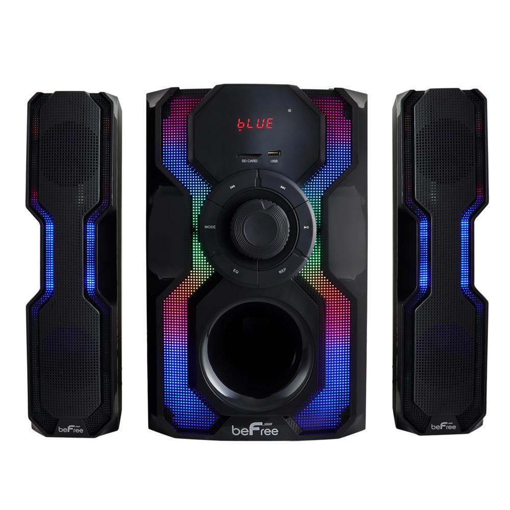 2.1-Channel Bluetooth Multimedia Wired Speaker Stereo Shelf System - Super Arbor