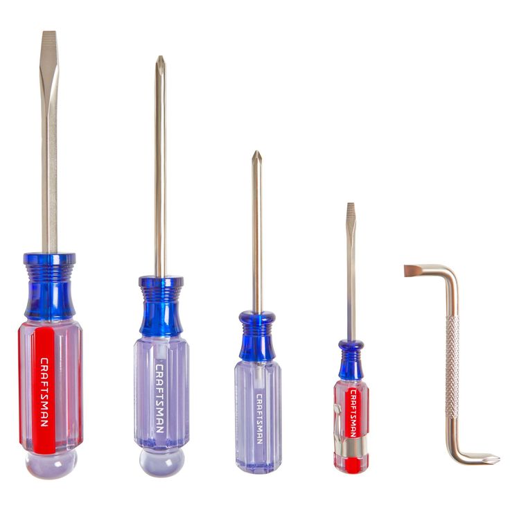 CRAFTSMAN 5-Piece Acetate Handle Screwdriver Set