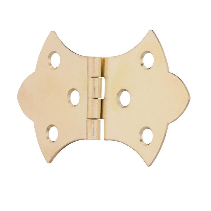 Bright Brass Decorative Hinges and Hasp Kit