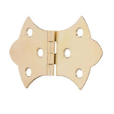 Bright Brass Decorative Hinges and Hasp Kit