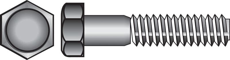 Hillman 3/8-16 x 3/4 in Stainless Steel Hex Head Cap Screws, 50-Pack