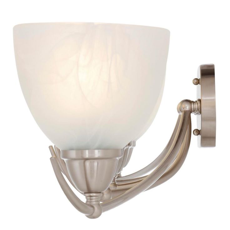5-Light Brushed Nickel Bath and Vanity Light