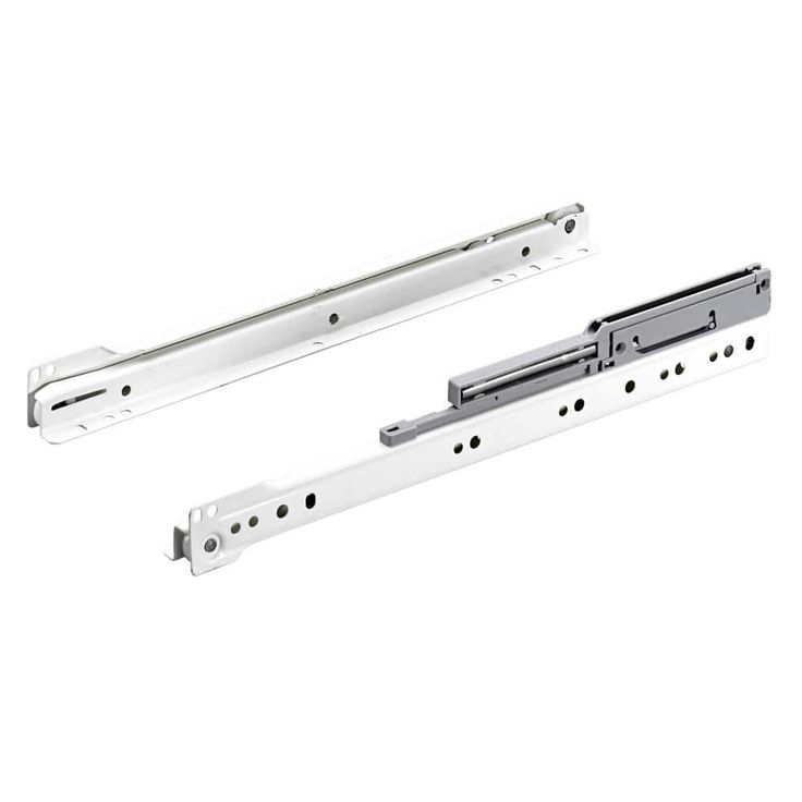 16 in. Bottom Mount Drawer Slide with Soft Close Set
