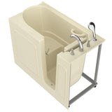 HD Series 26 in. x 53 in. Right Drain Quick Fill Walk-In Soaking Bathtub in Biscuit - Super Arbor