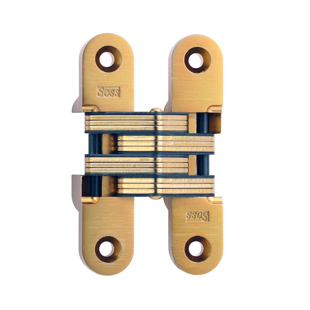 1 in. x 4-5/8 in. Satin Chrome Invisible Hinge - Super Arbor