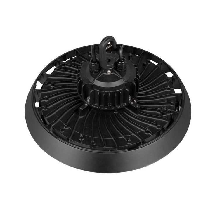 Commercial Electric CE 14 in. LED Lumen Changing Round Highbay Matte Black