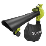 Sun Joe 250 MPH 440 CFM 14 Amp Electric Handheld Blower/Vacuum/Mulcher with Gutter Attachment
