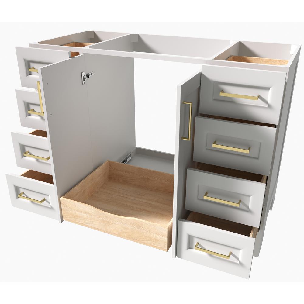 Taylor 48 in. W Vanity Cabinet Only in White - Super Arbor