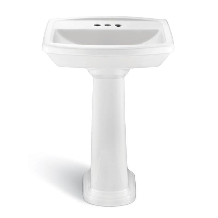 Glacier Bay Designer Pedestal in White