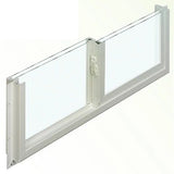 RELIABILT 105 Series New Construction 31-1/2-in x 51-1/2-in x 2-5/8-in Jamb White Vinyl Low-e Argon Single Hung Window with Grids Half Screen Included