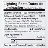 Philips 40-Watt Equivalent G25 Halogen White Decorative Globe Light Bulb (3-Pack)
