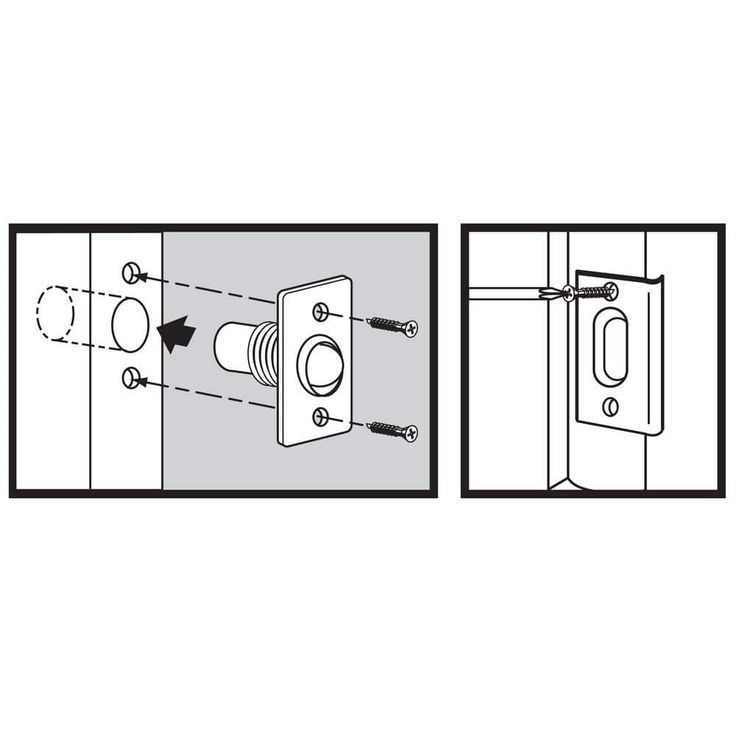 Satin Nickel Latch Adjustable Ball Catch