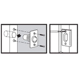 Satin Nickel Latch Adjustable Ball Catch