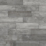 Florida Tile Home Collection Wind River Grey 6 in. x 24 in. Porcelain Floor and Wall Tile (448 sq. ft. / pallet)