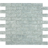 MSI Chilcott Bright Subway 11.81 in. x 11.81 in. x 8mm Textured Glass Mesh-Mounted Mosaic Tile (9.7 sq. ft. / case)