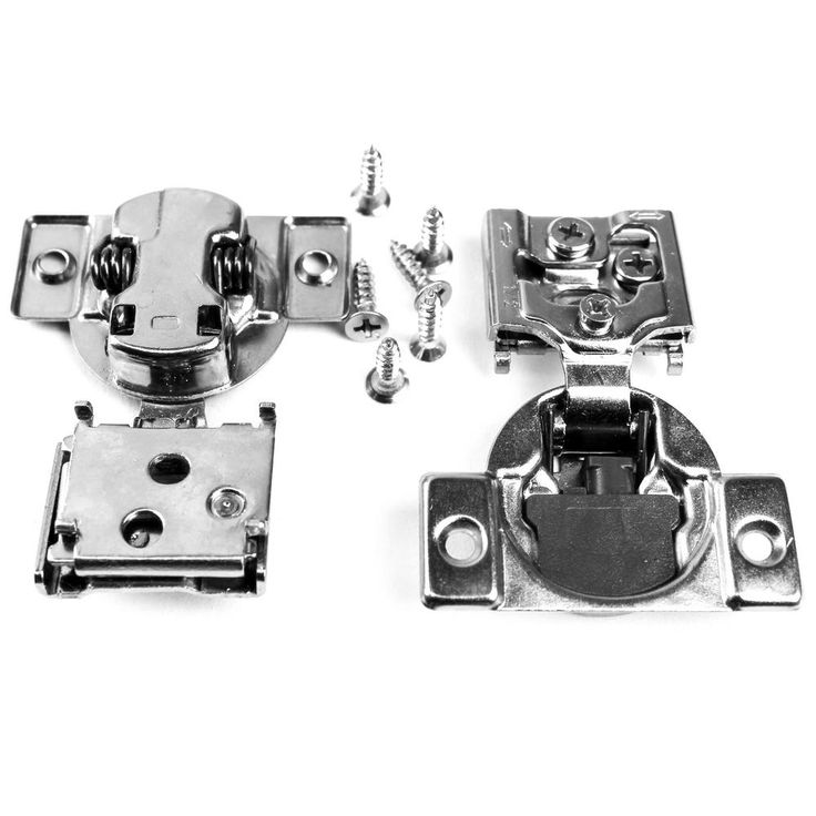 105-Degree 1/2 in. (35 mm) Overlay Soft Close Face Frame Cabinet Hinges with Installation Screws (30-Pairs)