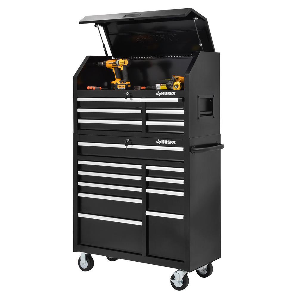 41 in. 16-Drawer Tool Chest and Cabinet Set