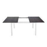 Bari Dark 29.5 in. Wood Extendable Folding Dining Table - Super Arbor