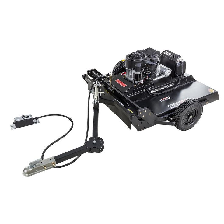Swisher Commercial Pro 44 in. 14.5-HP 12-Volt Kawasaki Pull-Behind Rough-Cut Lawn Mower Trail Cutter